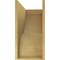 Ekena Millwork 12"W x 24"D x 24"H Classic Garner Rough Cedar Woodgrain TimberThane Corbel, Primed Tan CORUR12X24X24GARRCPR - alternate 3